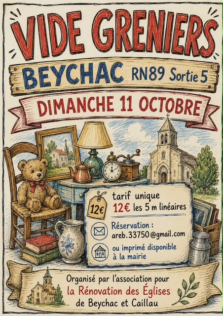 Affiche du vide-greniers 2026